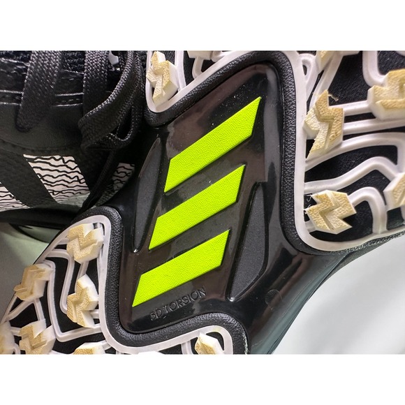 adidas Codechaos 25 Golf Shoes Men's Size 11.5 Spikeless Waterproof IF3270 Black - Picture 10 of 16